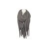 Winter Damen Schal » Winterschal Dread Style » Winterfarben » Fransenschal 187 x 50 cm » warmer Damenschal mit dicken Fransen » Hohes Volumen - Dunkel