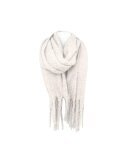 Winter Damen Schal » Winterschal Dread Style » Winterfarben » Fransenschal 187 x 50 cm » warmer Damenschal mit dicken Fransen » Hohes Volumen - Beige