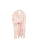 Winter Damen Schal » Winterschal Dread Style » Winterfarben » Fransenschal 187 x 50 cm » warmer Damenschal mit dicken Fransen » Hohes Volumen - Rosa