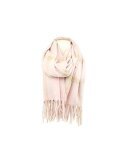 Winter Damen Schal » Winterschal kariert » Cashmera Soft » Damenschal » Fransenschal 180 x 65 cm - Rosa