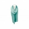 Winter Damen Schal Trapez » Bouclé Damenschal 200x40 cm » Winterschal Trapezschal » Alpaca Touch-Feeling | weich & flauschig - Mint