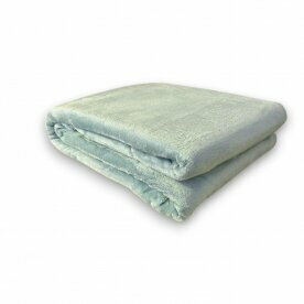 Wohndecke Flanell » XL Kuscheldecke » Tagesdecke 150 x 200 cm » weiche Couchdecke - Mint