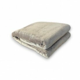Wohndecke XXL » große Kuscheldecke 180 x 220 cm » warme Flanell Tagesdecke » weiche Couchdecke - Taupe