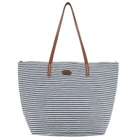 XL Strandtasche » Maritime Streifen Tasche » große Handtasche ca. 54 x 39 cm » Maritim Schultertasche » Badetasche mit Reißverschluss