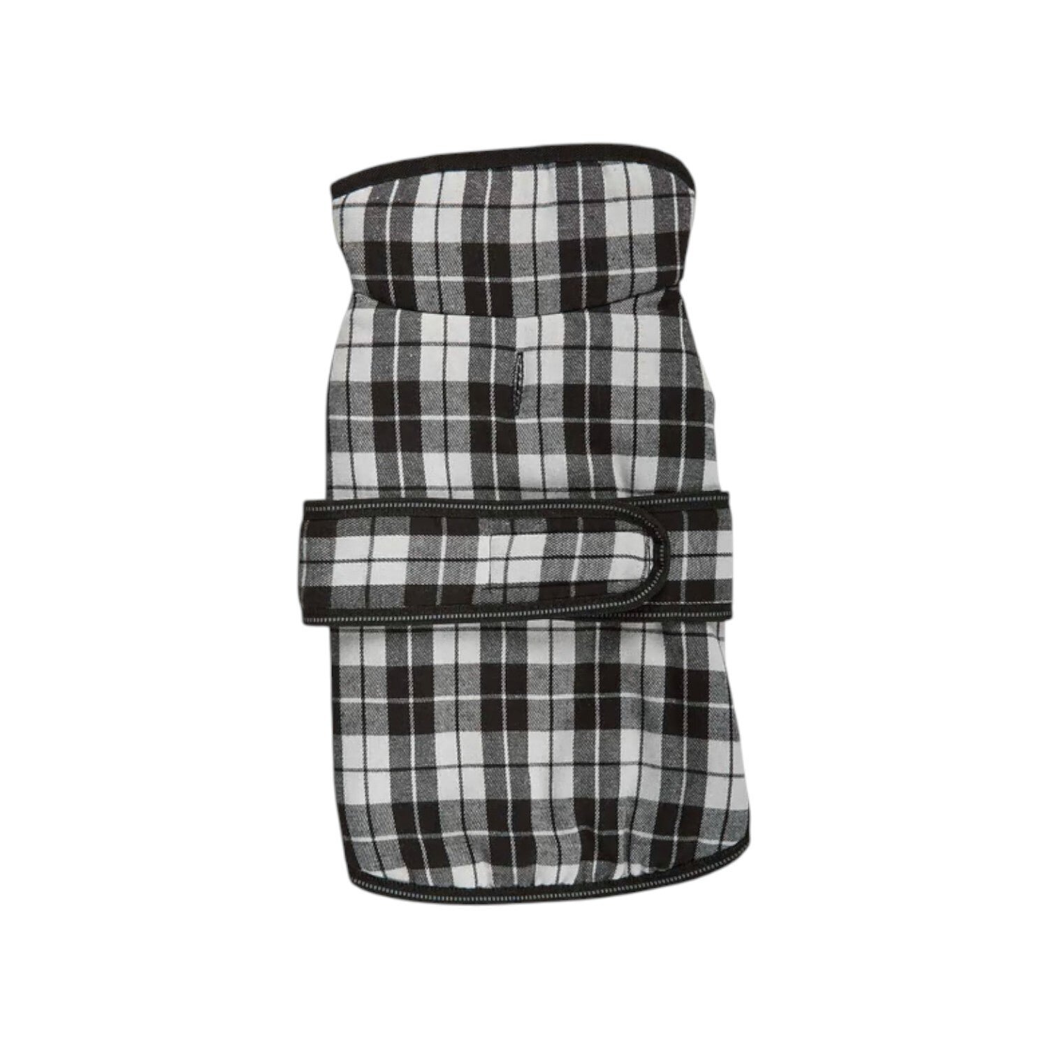 Hundepullover & Hunde-Wintermantel » Hundejacke » schützt vor Kälte & Wind » schnell anzuziehen » Größe S / ca. 30 cm - Hunde-Wintermantel / Karo