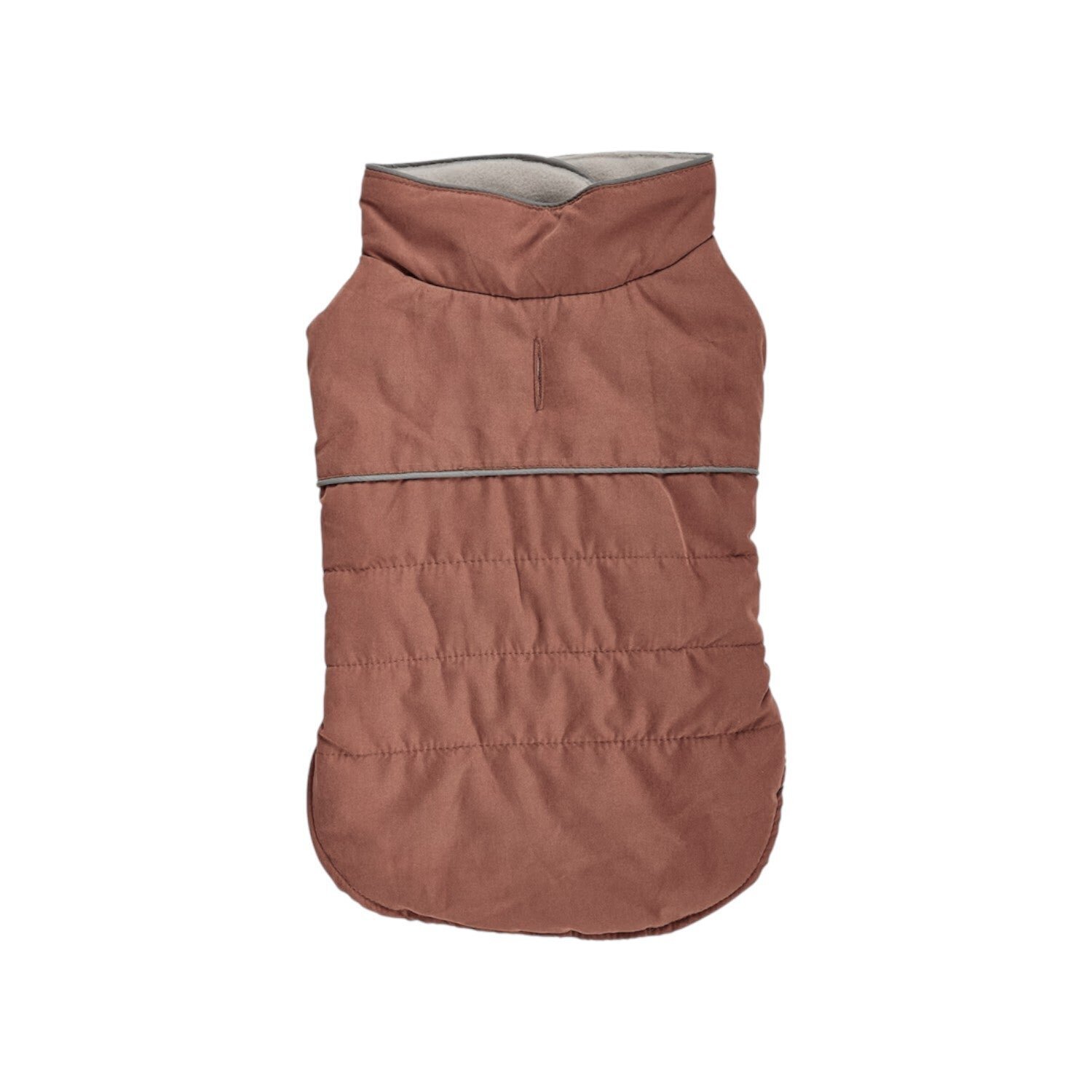 Hundepullover & Hunde-Wintermantel » Hundejacke » schützt vor Kälte & Wind » schnell anzuziehen » Größe S / ca. 30 cm - Hunde-Wintermantel / Braun