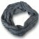 Winter Loop Schal | warm und weich | hochwertiger Wollschal mit Strickmuster [grau]

